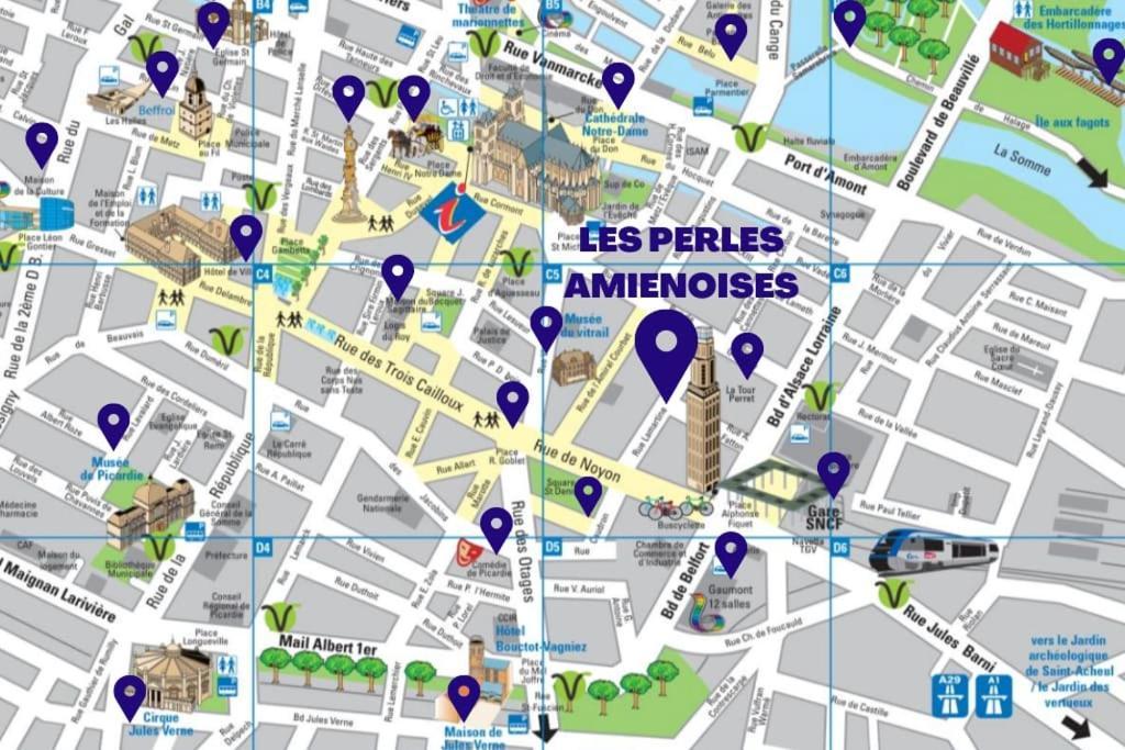 דירות אמיינס Les Perles Amienoises Gold Pearl Hyper Centre מראה חיצוני תמונה